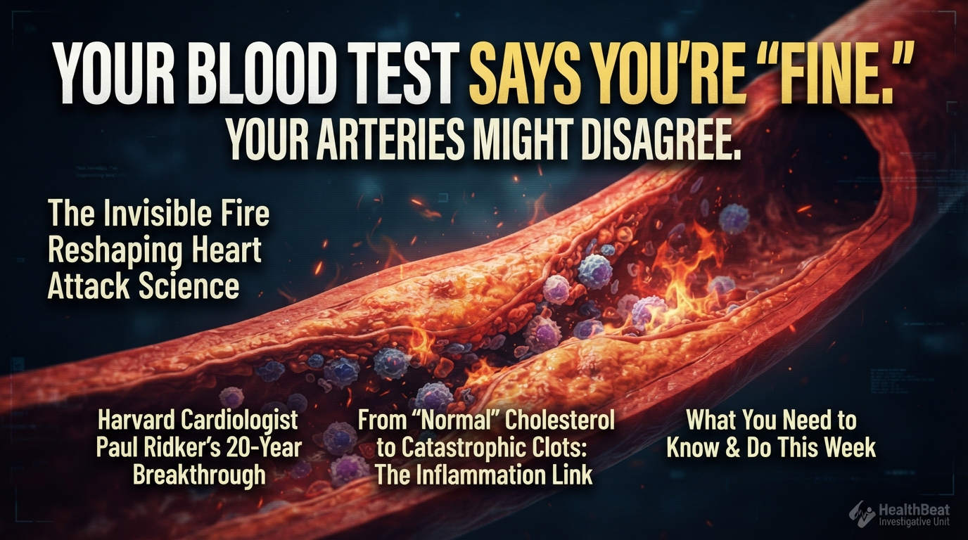 Your Blood Test Says You’re “Fine.” Your Arteries Might Disagree.